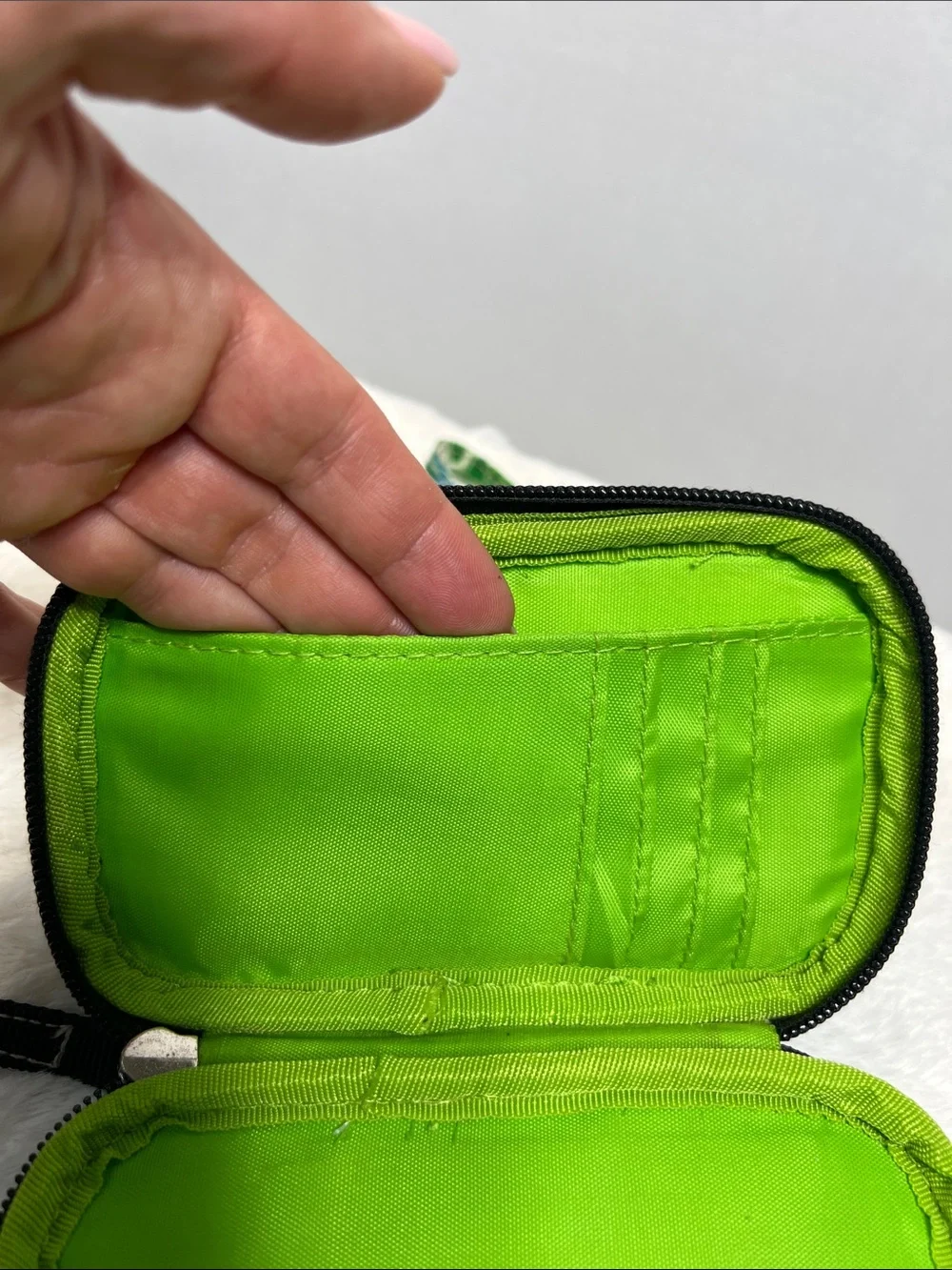 Scout Green & Blue Pattern Wristlet Wallet Clutch